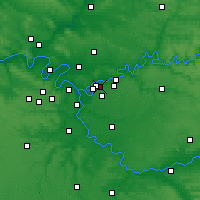 Nearby Forecast Locations - Champs-sur-Marne - Kaart