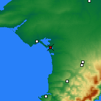 Nearby Forecast Locations - Saki - Kaart