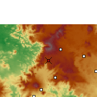 Nearby Forecast Locations - Dschang - Kaart