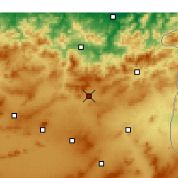 Nearby Forecast Locations - Sedrata - Kaart