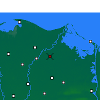 Nearby Forecast Locations - Dekernes - Kaart