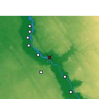 Nearby Forecast Locations - Abnub - Kaart