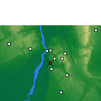 Nearby Forecast Locations - Ozubulu - Kaart