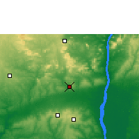 Nearby Forecast Locations - Auchi - Kaart