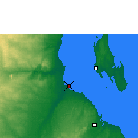 Nearby Forecast Locations - Bagamoyo - Kaart