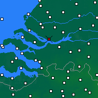 Nearby Forecast Locations - Cromstrijen - Kaart
