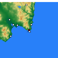 Nearby Forecast Locations - Villasimius - Kaart