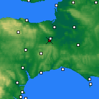 Nearby Forecast Locations - Taunton - Kaart