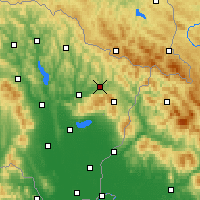 Nearby Forecast Locations - Snina - Kaart