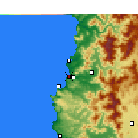 Nearby Forecast Locations - Concón - Kaart
