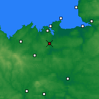 Nearby Forecast Locations - Dinan - Kaart