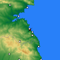 Nearby Forecast Locations - Lozenets - Kaart