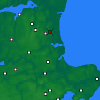 Nearby Forecast Locations - Bælum - Kaart