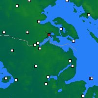 Nearby Forecast Locations - Gråsten - Kaart