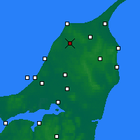 Nearby Forecast Locations - Hjørring - Kaart