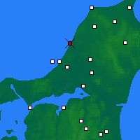 Nearby Forecast Locations - Løkken - Kaart