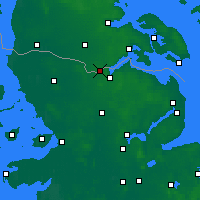 Nearby Forecast Locations - Padborg - Kaart