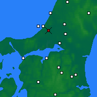 Nearby Forecast Locations - Pandrup - Kaart