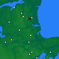 Nearby Forecast Locations - Terndrup - Kaart