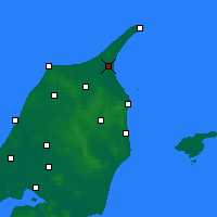 Nearby Forecast Locations - Ålbæk - Kaart