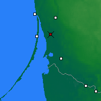 Nearby Forecast Locations - Priekulė - Kaart