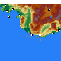 Nearby Forecast Locations - Kalkan - Kaart