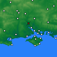 Nearby Forecast Locations - Romsey - Kaart