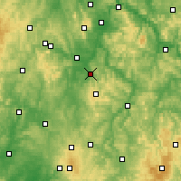 Nearby Forecast Locations - Homberg (Efze) - Kaart