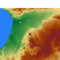 Nearby Forecast Locations - Ait Baha - Kaart