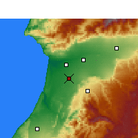 Nearby Forecast Locations - Biougra - Kaart