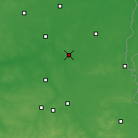 Nearby Forecast Locations - Parczew - Kaart