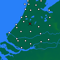 Nearby Forecast Locations - Alphen aan den Rijn - Kaart