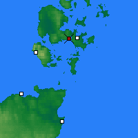 Nearby Forecast Locations - Orkneyeilanden - Kaart