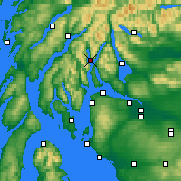 Nearby Forecast Locations - Loch Goil - Kaart