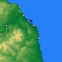 Nearby Forecast Locations - Holy Island - Kaart
