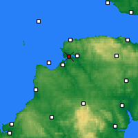 Nearby Forecast Locations - N-Devon - Kaart