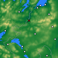 Nearby Forecast Locations - Strabane - Kaart