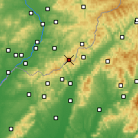 Nearby Forecast Locations - Mikulcak - Kaart