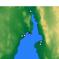 Nearby Forecast Locations - False Bay - Kaart