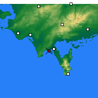 Nearby Forecast Locations - Sandy Point - Kaart
