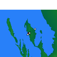 Nearby Forecast Locations - Little Lagoon - Kaart