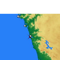 Nearby Forecast Locations - Honavar - Kaart