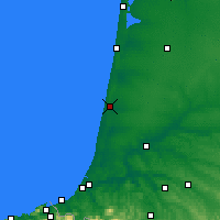 Nearby Forecast Locations - Léon - Kaart