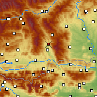 Nearby Forecast Locations - Wolfsberg - Kaart