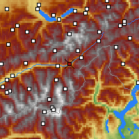 Nearby Forecast Locations - Brig - Kaart