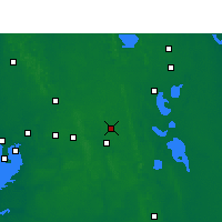 Nearby Forecast Locations - Winter Haven's Gilbert Airport - Kaart