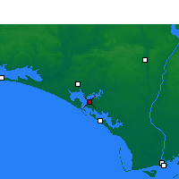 Nearby Forecast Locations - Panama City - Kaart