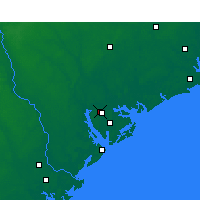 Nearby Forecast Locations - Beaufort - Kaart