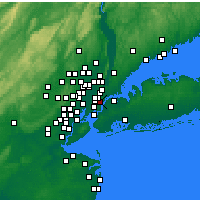 Nearby Forecast Locations - New York - Kaart