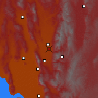 Nearby Forecast Locations - Logan - Kaart